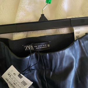 Zara Leather Leggings